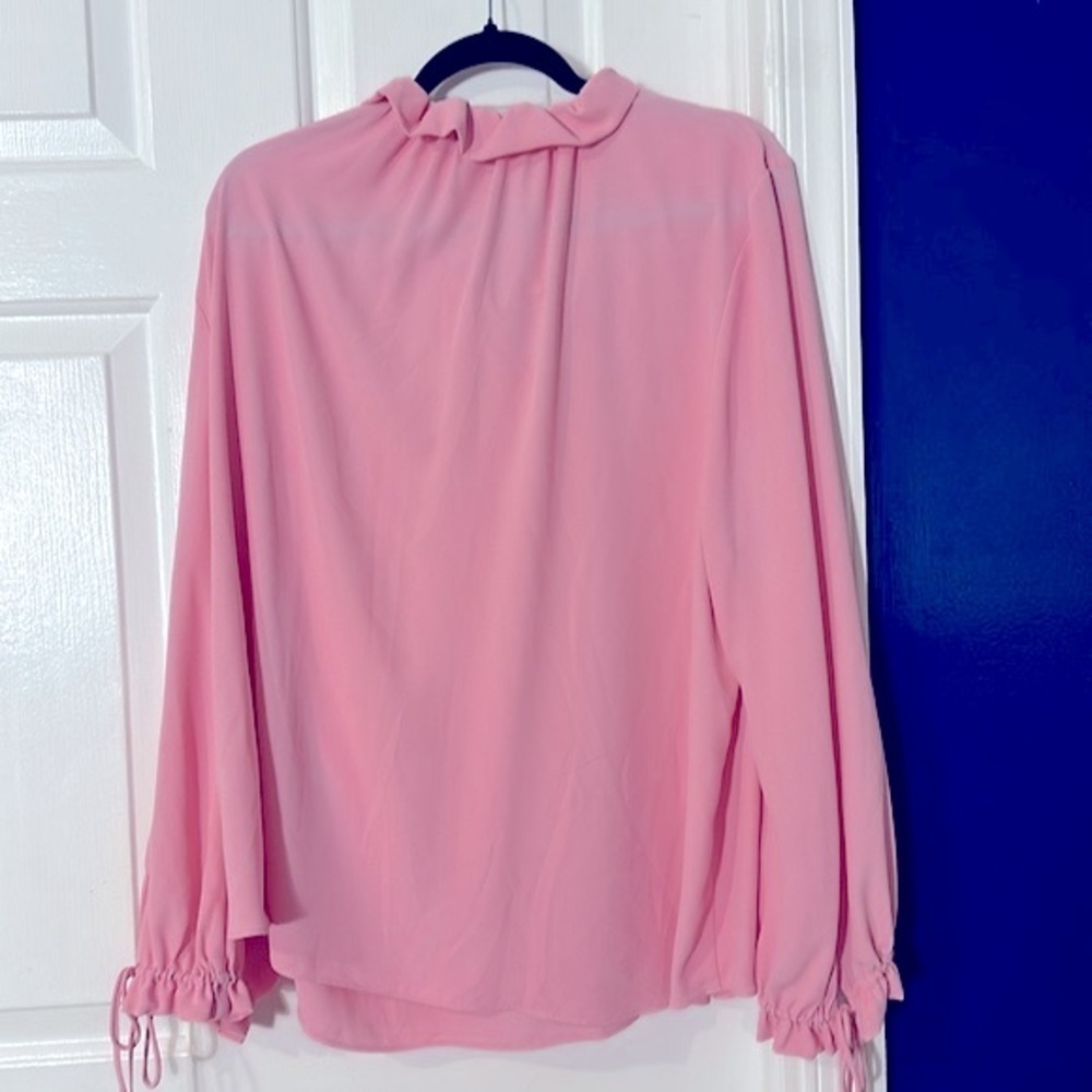 NWT Women’s Gibson Latimer Pink Long Sleeve Tunic Blouse Women Size XXL - Picture 7 of 8